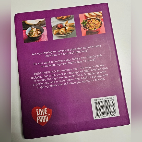 $5 In A Bundle! Cookbook: Best Ever Indian - over 100 recipes by Love Food - Picture 2 of 11
